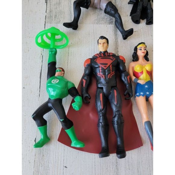 DC Comics Wonder Woman Superman Green Lantern Batman playset toy figure - Picture 2 of 11